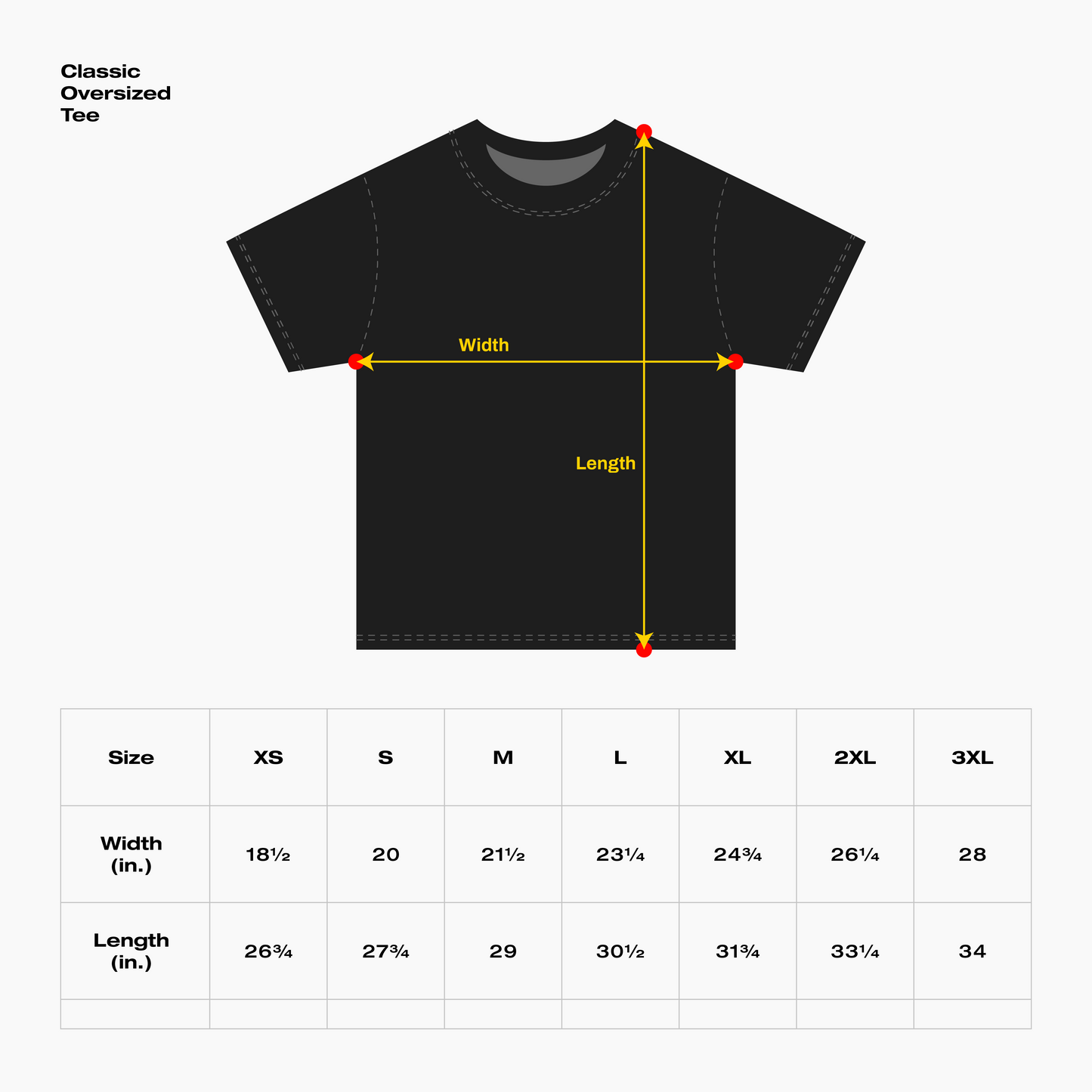 OFF MARKET 5 - Classic Oversized Tee - Unisex