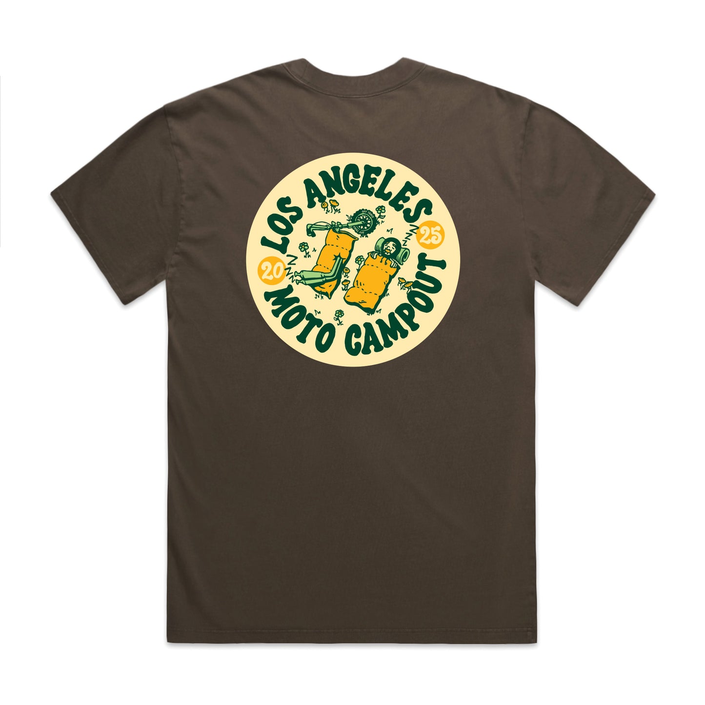 CAMPOUT UNISEX Faded Relax Fit - Dark Brown