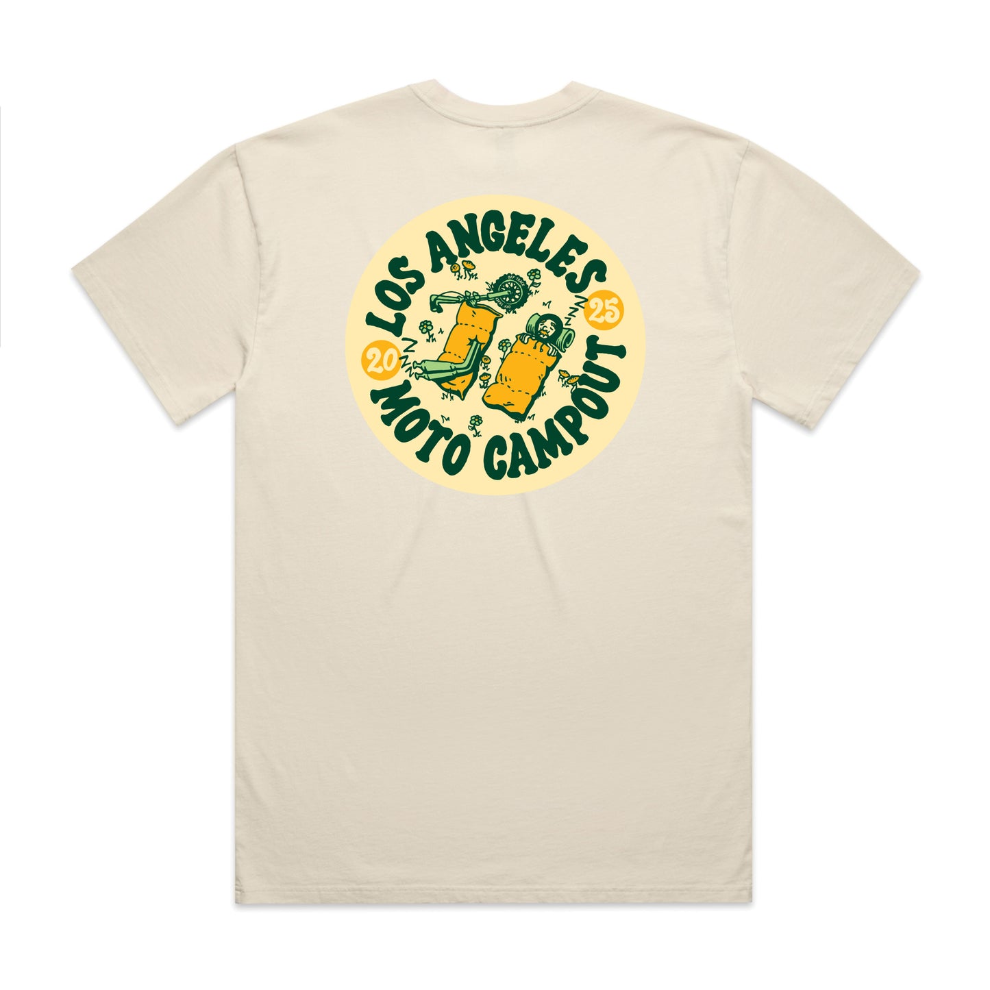 CAMPOUT UNISEX Faded Relax Fit - Ecru