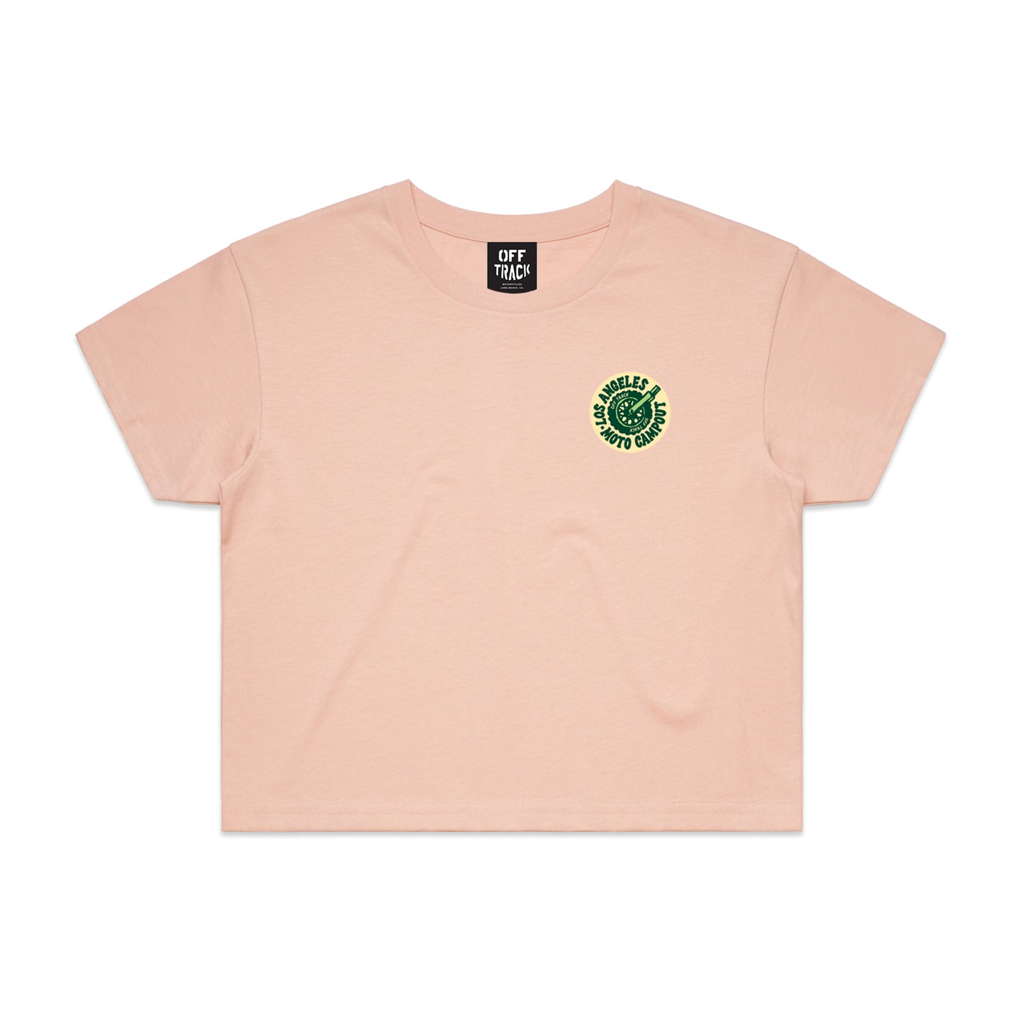 CAMPOUT WOMENS Crop Tee Regular Fit - Pink