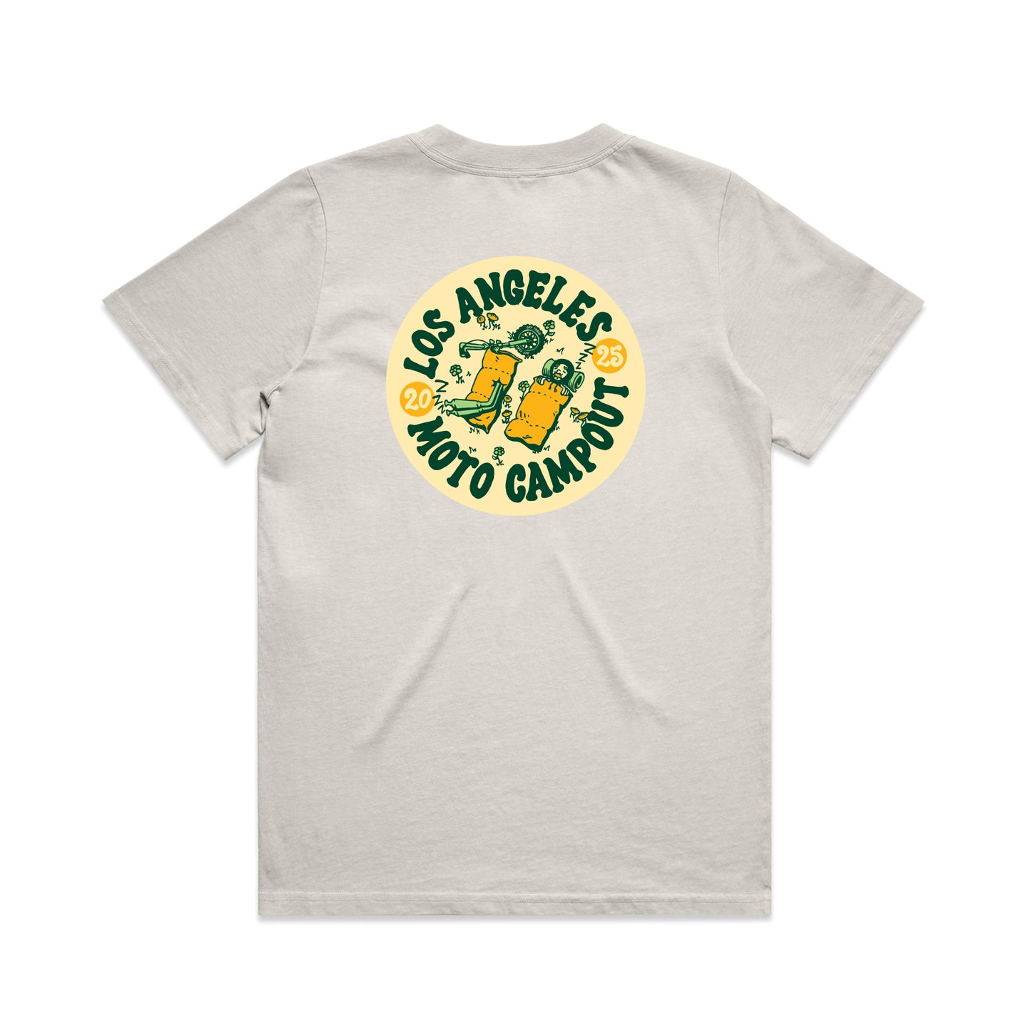 CAMPOUT WOMENS Faded Tee Relaxed Fit - Bone