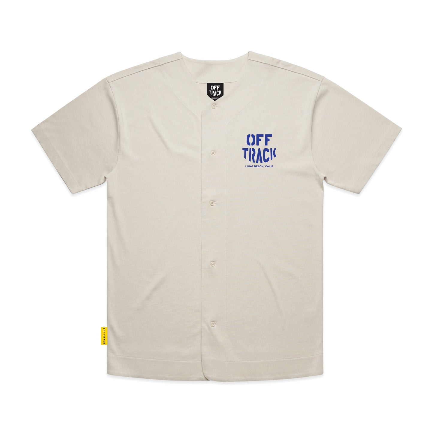 OFF TRACK LB BASEBALL JERSEY - AZURE BLUE