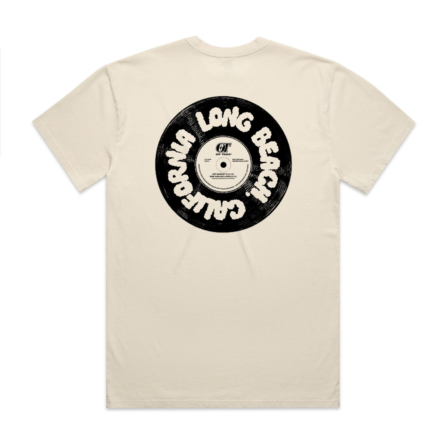 OFF MARKET UNISEX FADED TEE - Ecru Color