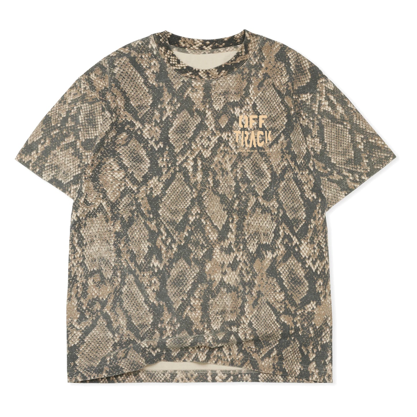 OFF TRACK RATTLE TEE - SNAKE PRINT