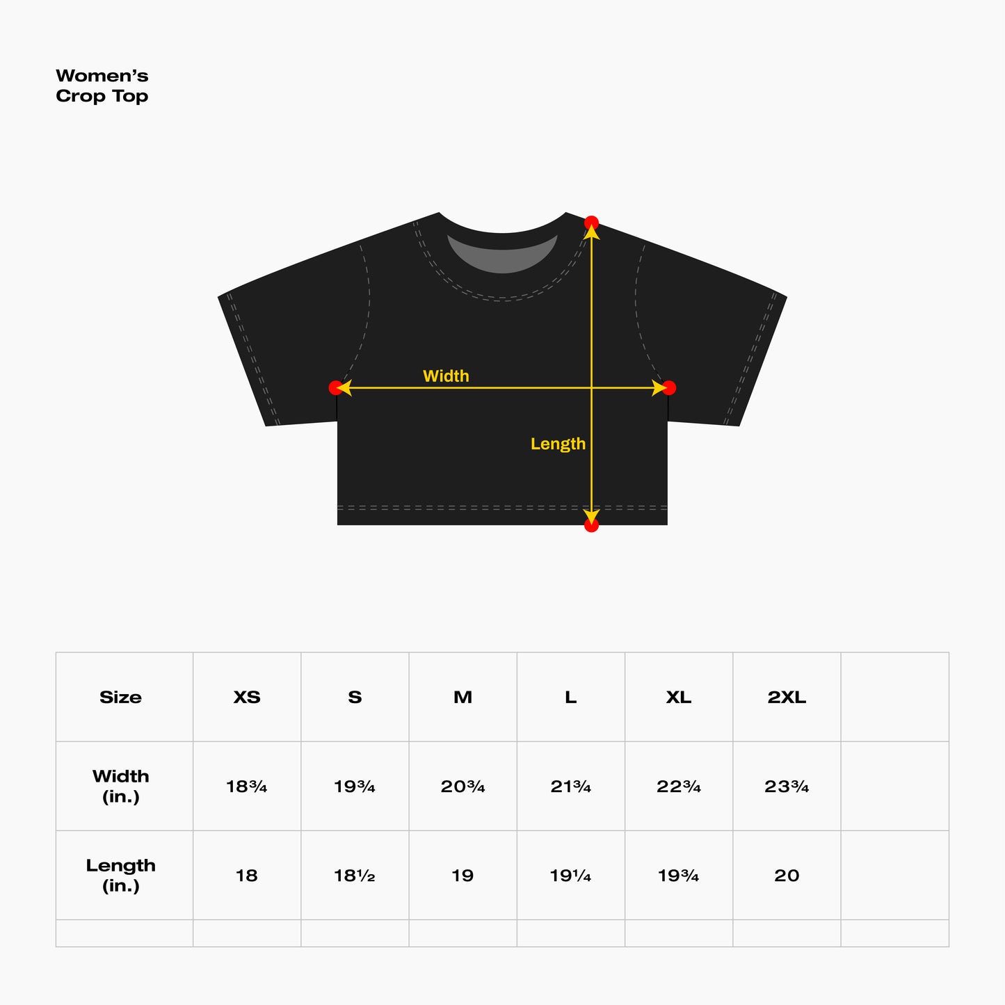 LOWKEY - Faded Crop - Womens