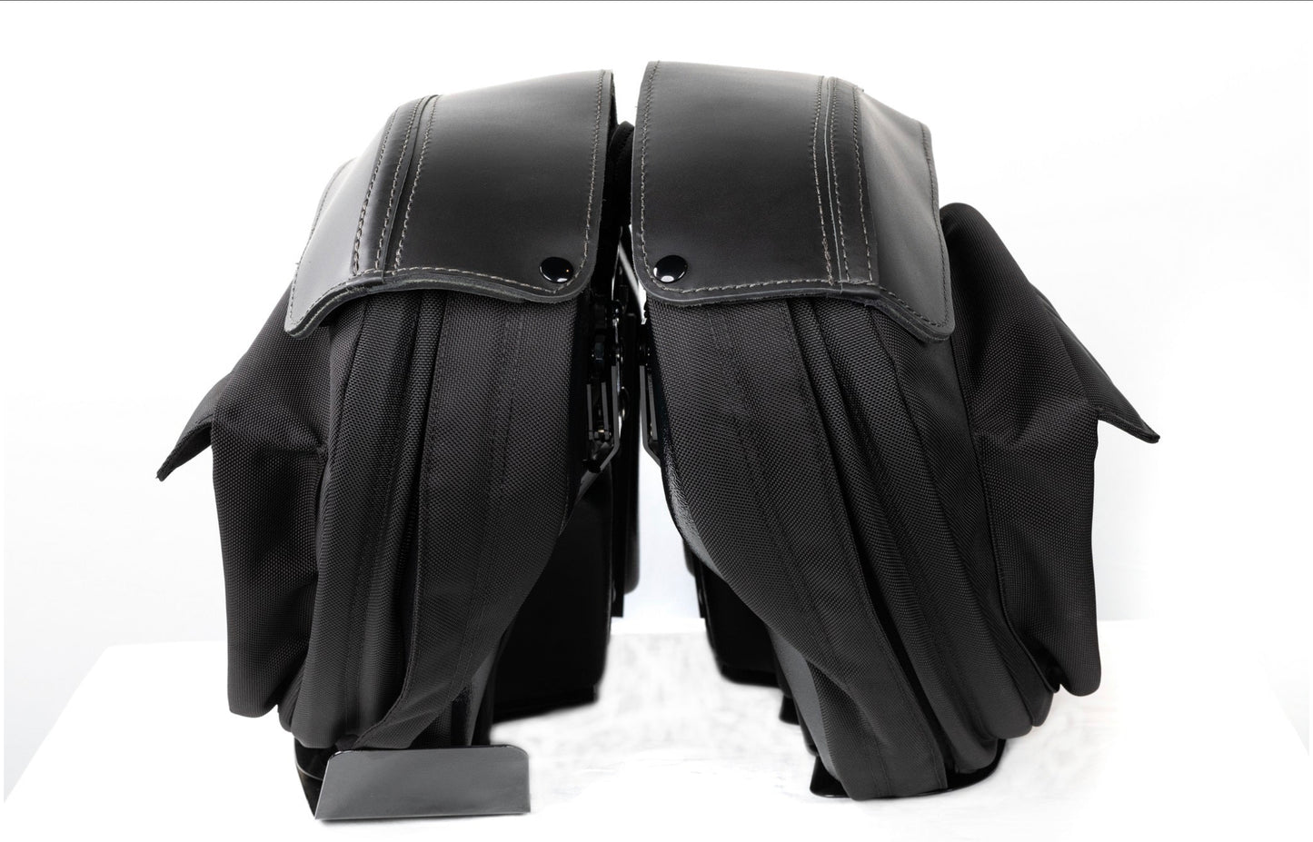 LEATHER PROS RETRO SERIES V3 *DYNA* SADDLEBAGS - BALLISTIC NYLON