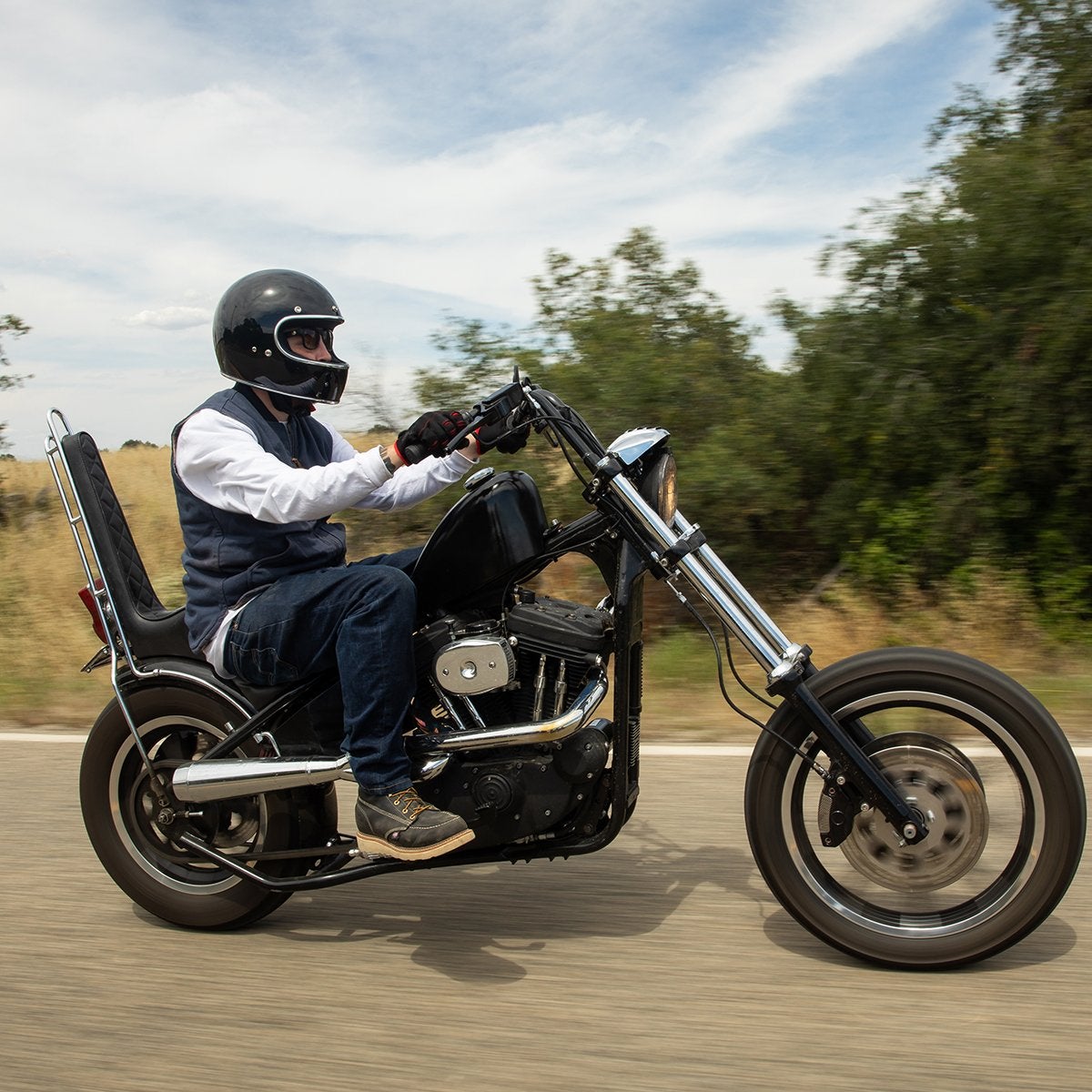 BILTWELL Gringo ECE Helmet - Gloss Black