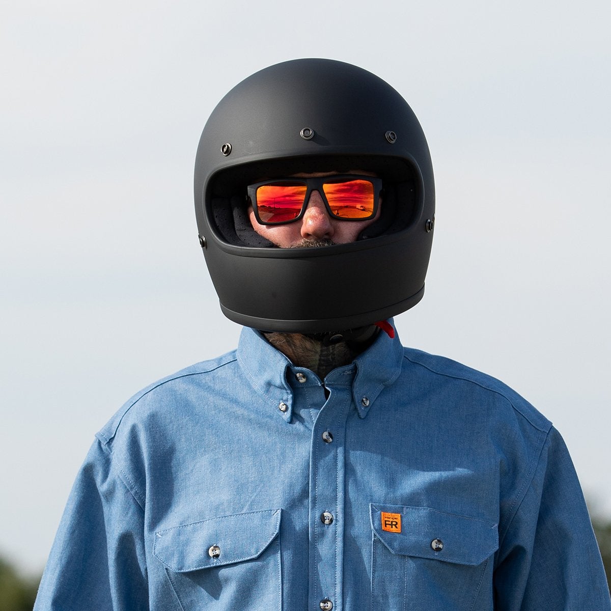 BILTWELL Gringo ECE Helmet - Flat Black