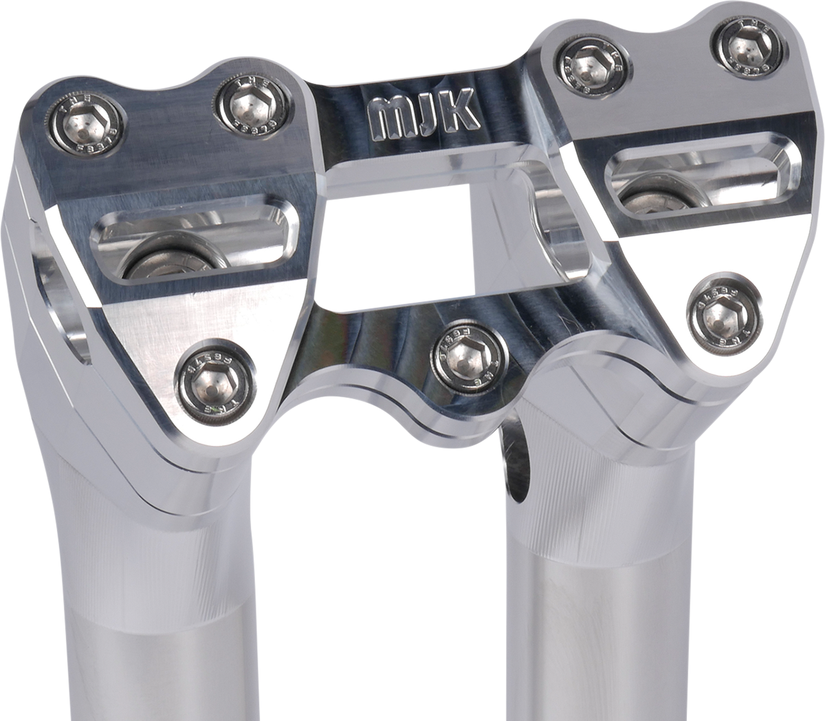 MJK PERFORMANCE Chrome 10" x 1" Pullback Riser