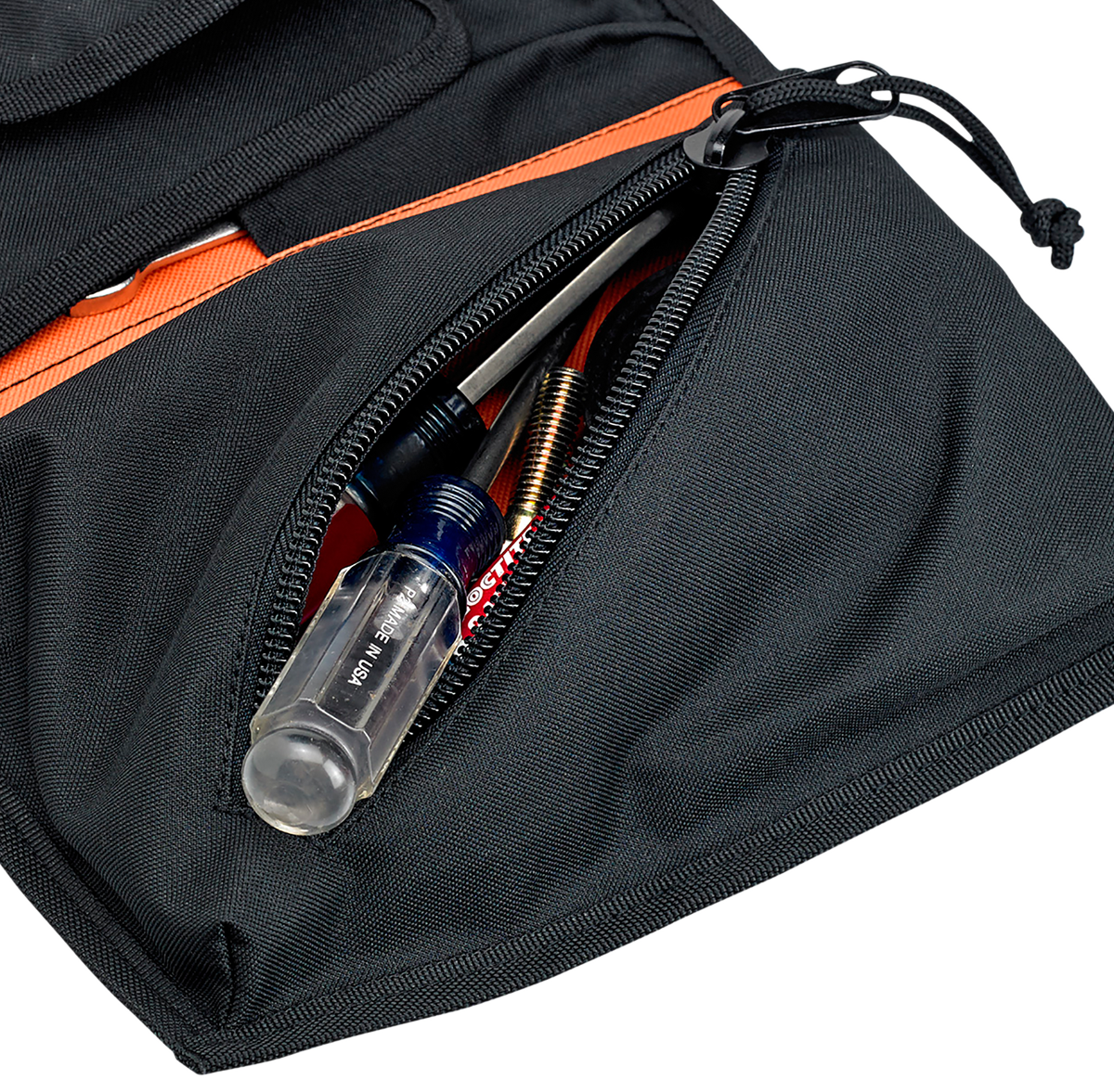 BILTWELL EXFIL-0 Tool Roll Pouch - Black/Orange