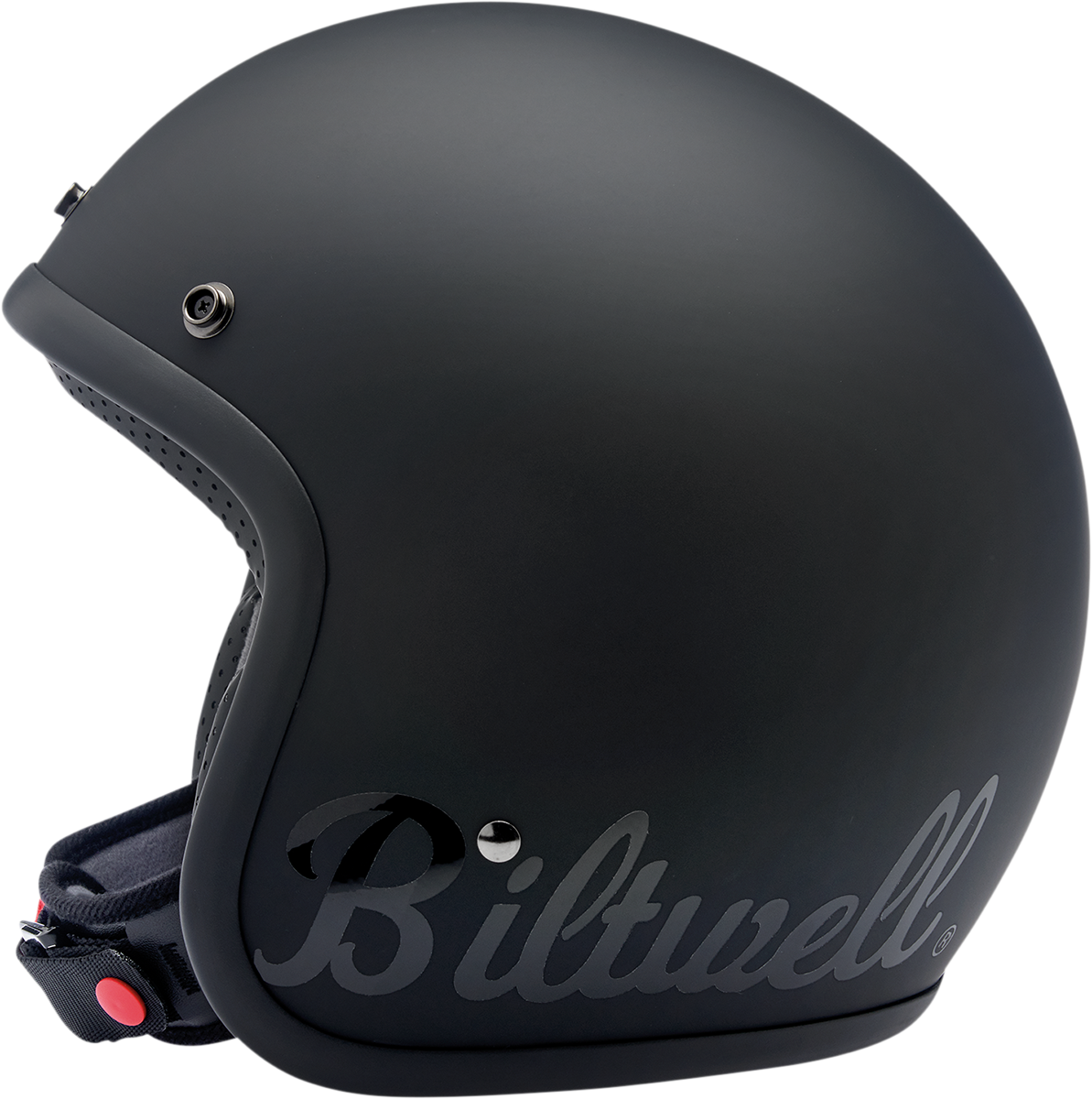 BILTWELL Bonanza Helmet - Flat Black Factory