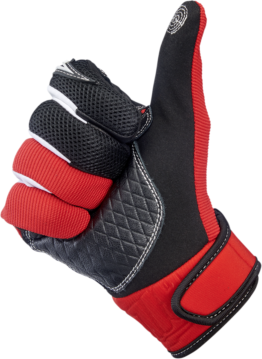 BILTWELL Baja Gloves - Red/Black