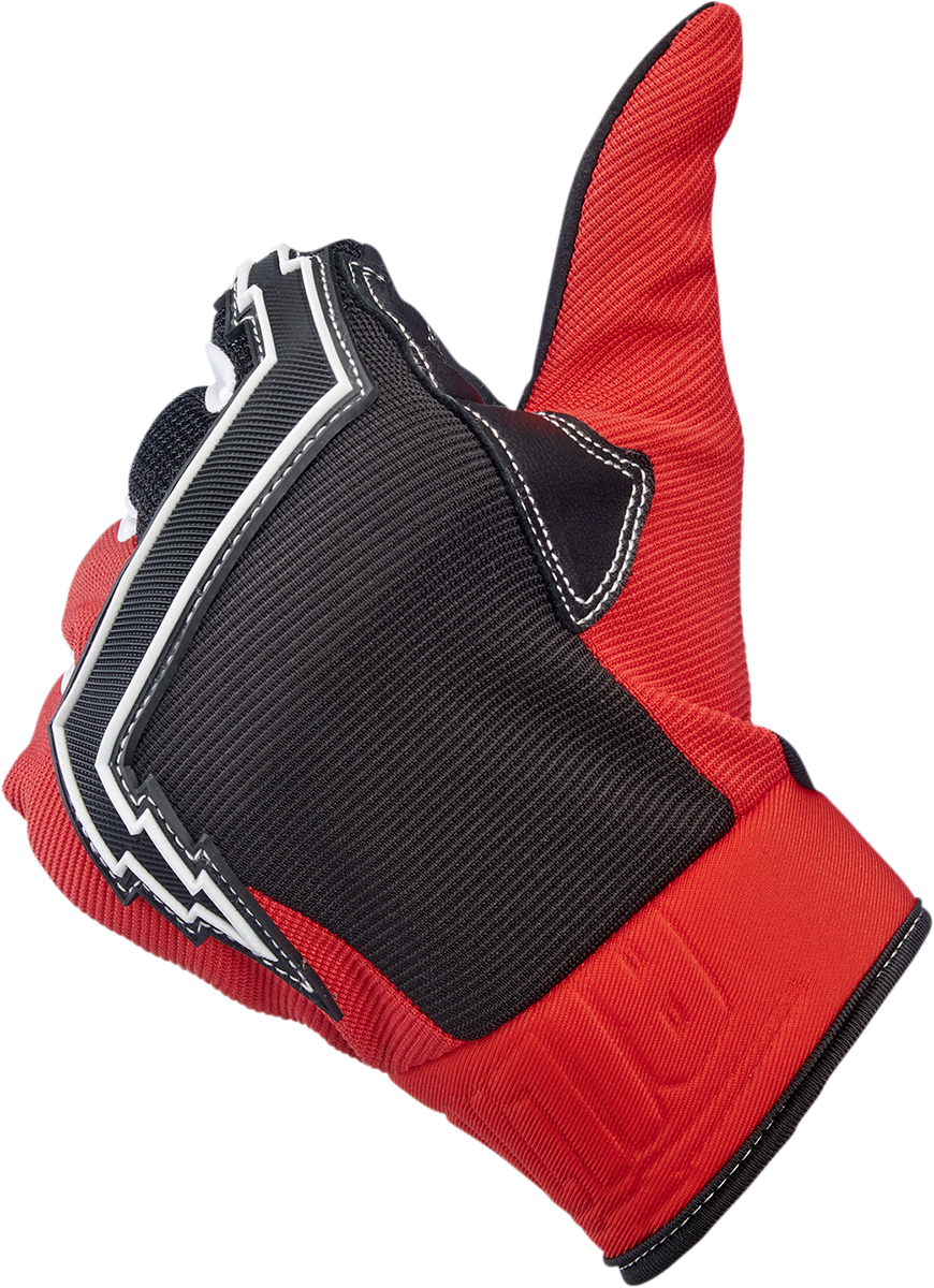 BILTWELL Baja Gloves - Red/Black