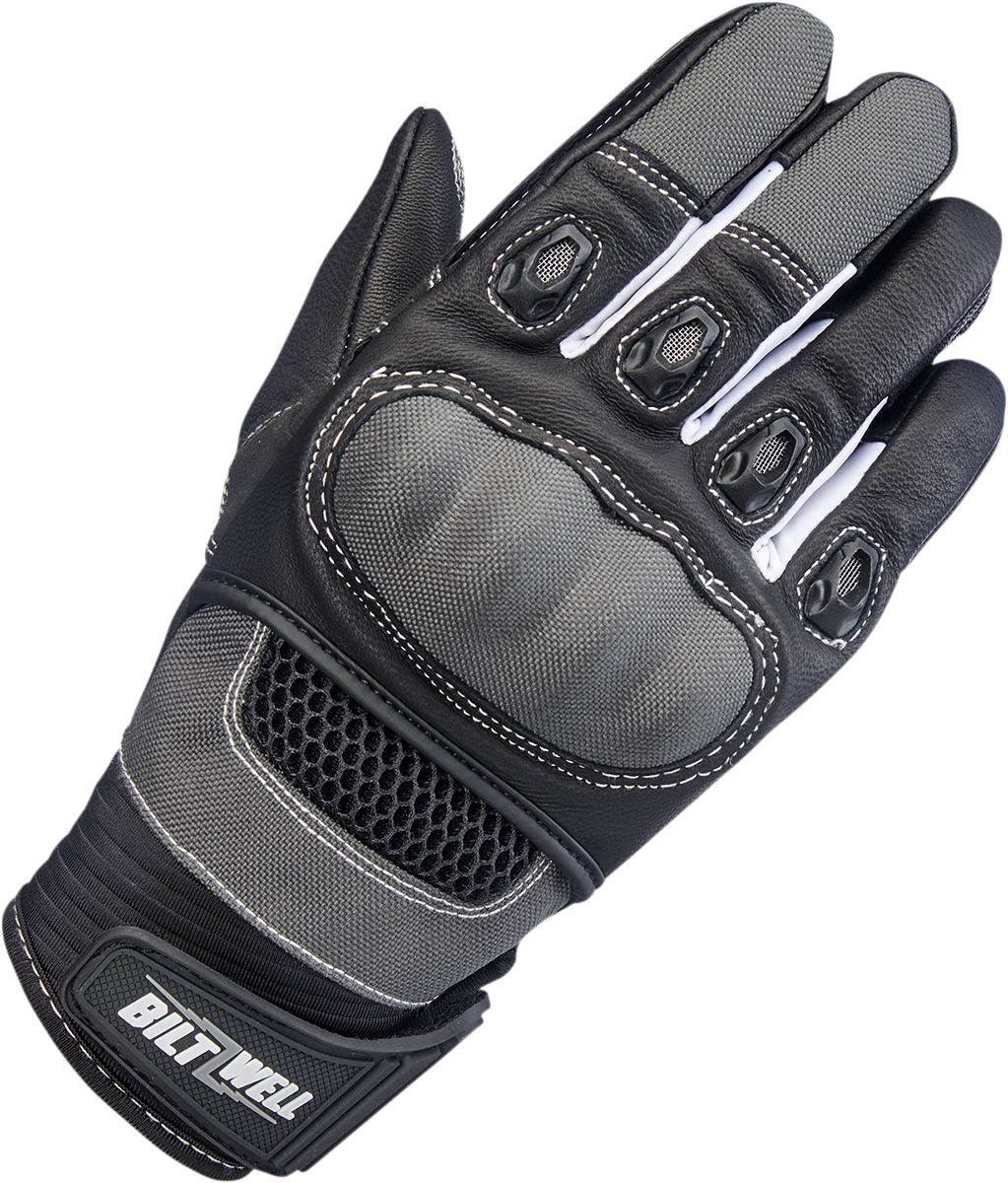 BILTWELL Bridgeport Gloves - Gray/Black