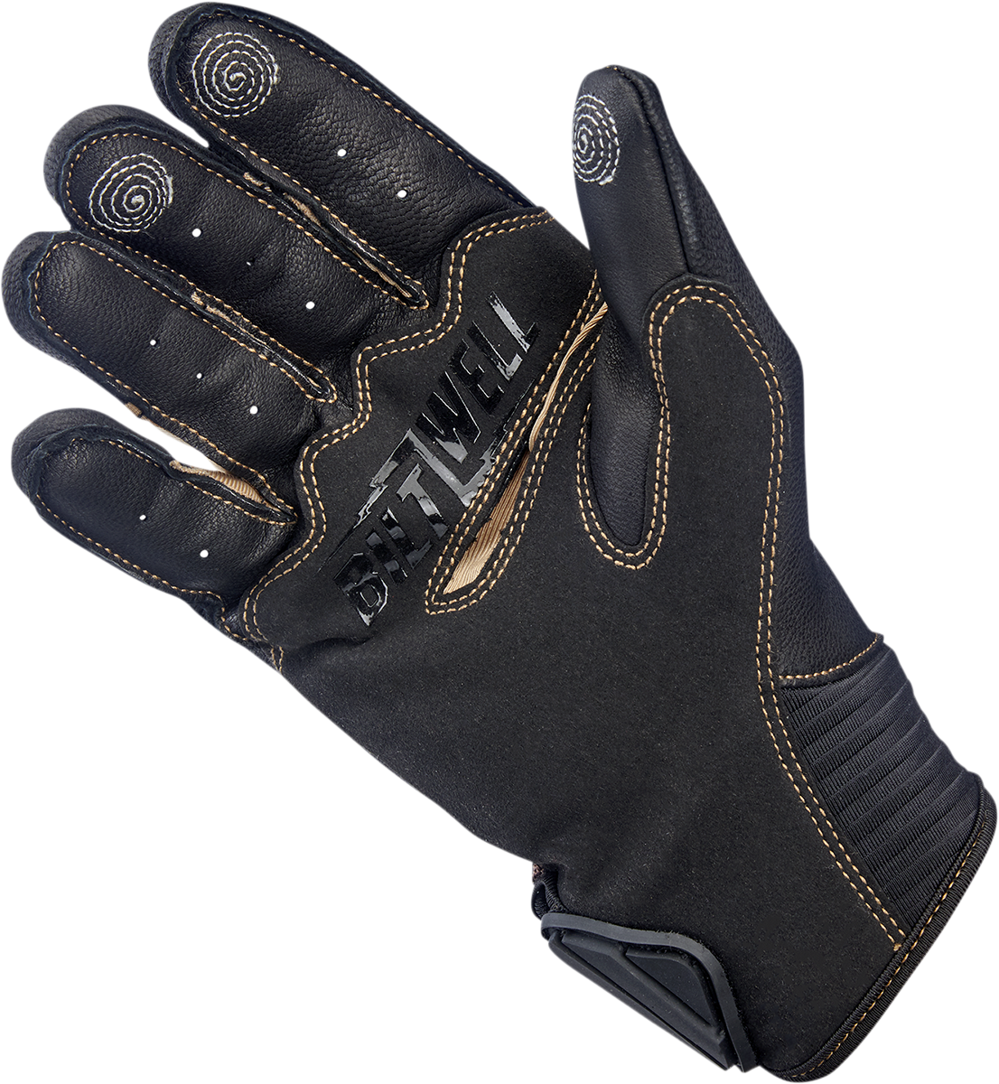 BILTWELL Bridgeport Gloves - Chocolate/Black