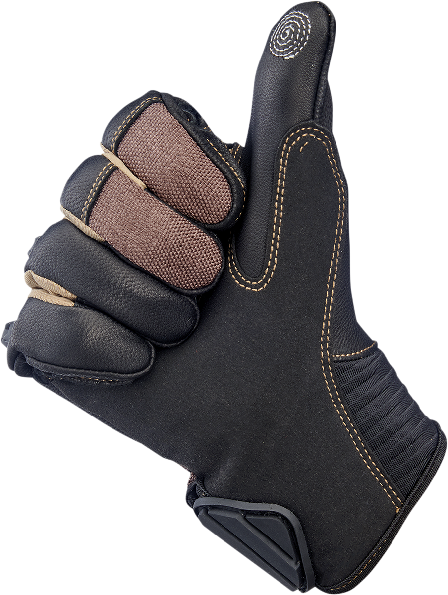 BILTWELL Bridgeport Gloves - Chocolate/Black