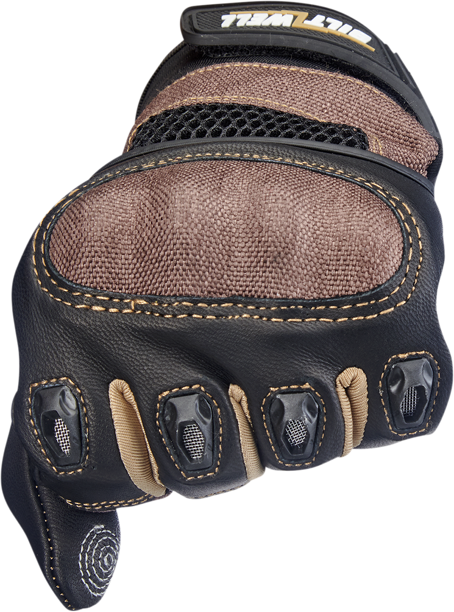 BILTWELL Bridgeport Gloves - Chocolate/Black