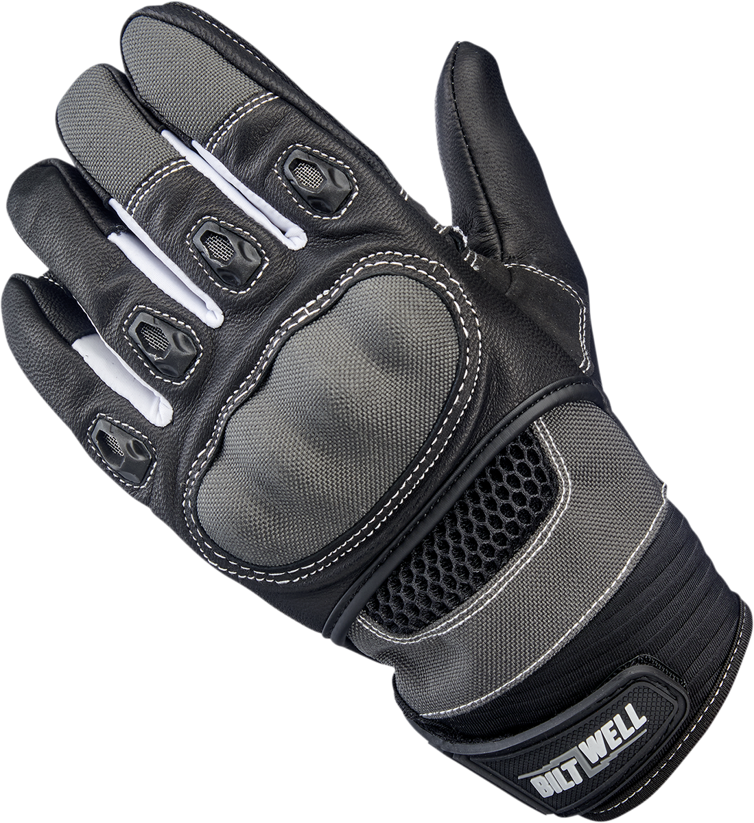 BILTWELL Bridgeport Gloves - Gray/Black