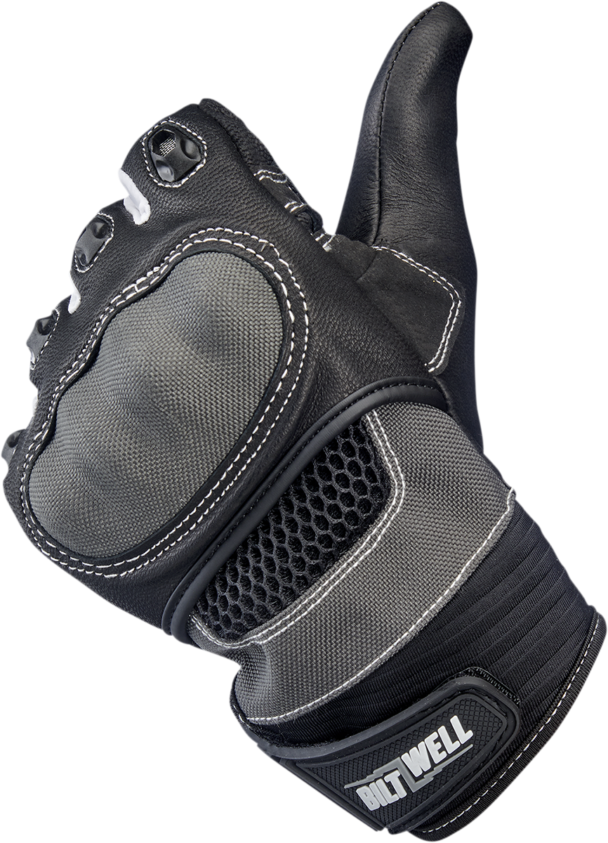 BILTWELL Bridgeport Gloves - Gray/Black