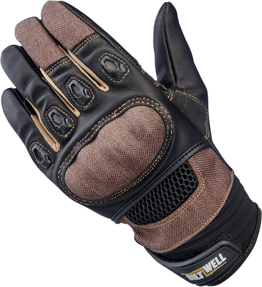 BILTWELL Bridgeport Gloves - Chocolate/Black