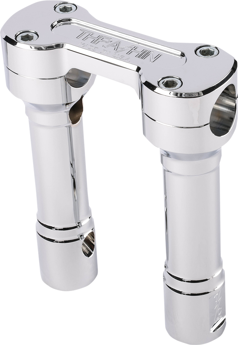 THRASHIN SUPPLY CO. Risers - Hole Shot - 6" - Chrome