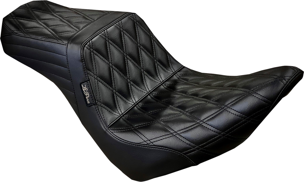 LE PERA Tailwhip Seat - Double Diamond - Black - FXLR/FLSB '18-'23 LYR-580DD