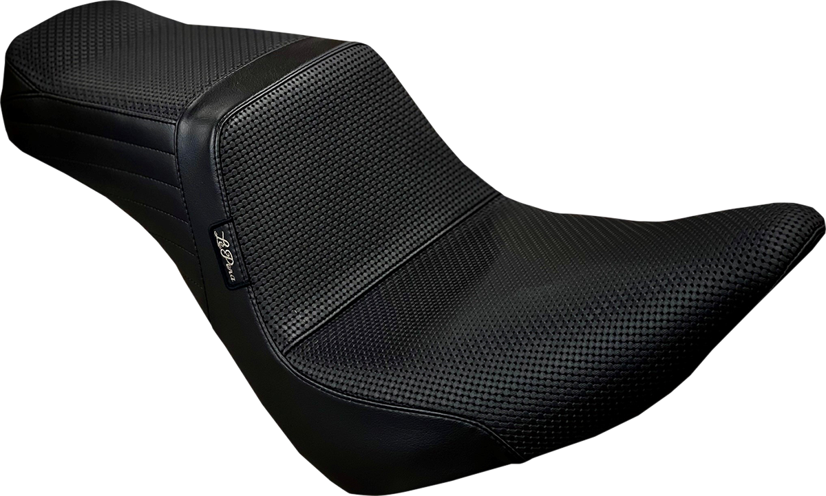 LE PERA Tailwhip Seat - Basketweave - Black - FXLR/FLSB '18-'23 LYR-580BW