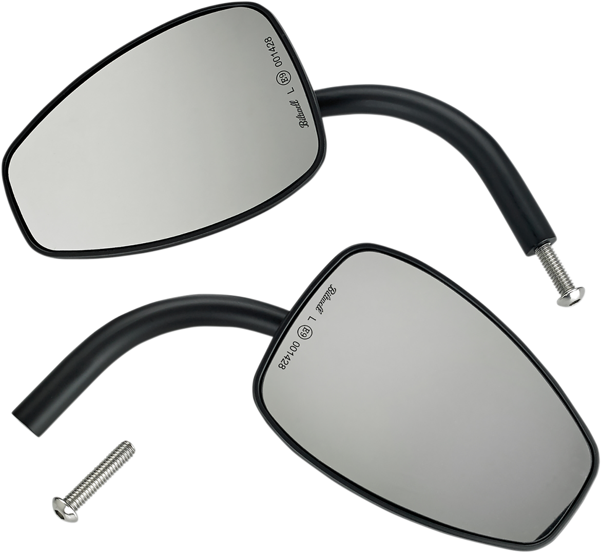 BILTWELL Tear Drop Mirror - Black