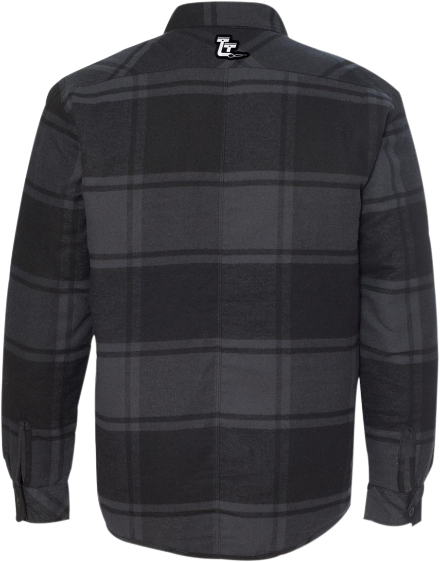 THROTTLE THREADS Drag Specialties Quilted Jacket - Plaid