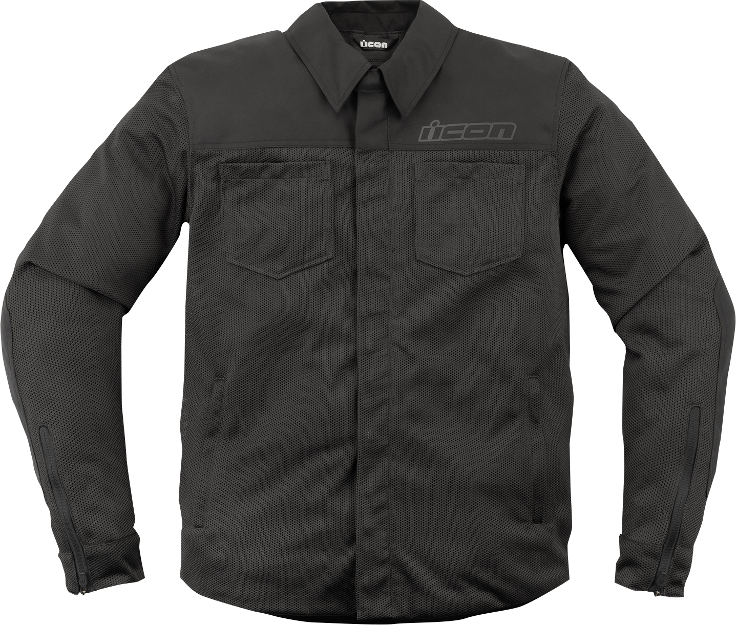 ICON Upstate Mesh CE Jacket - Black - Medium 2820-6218