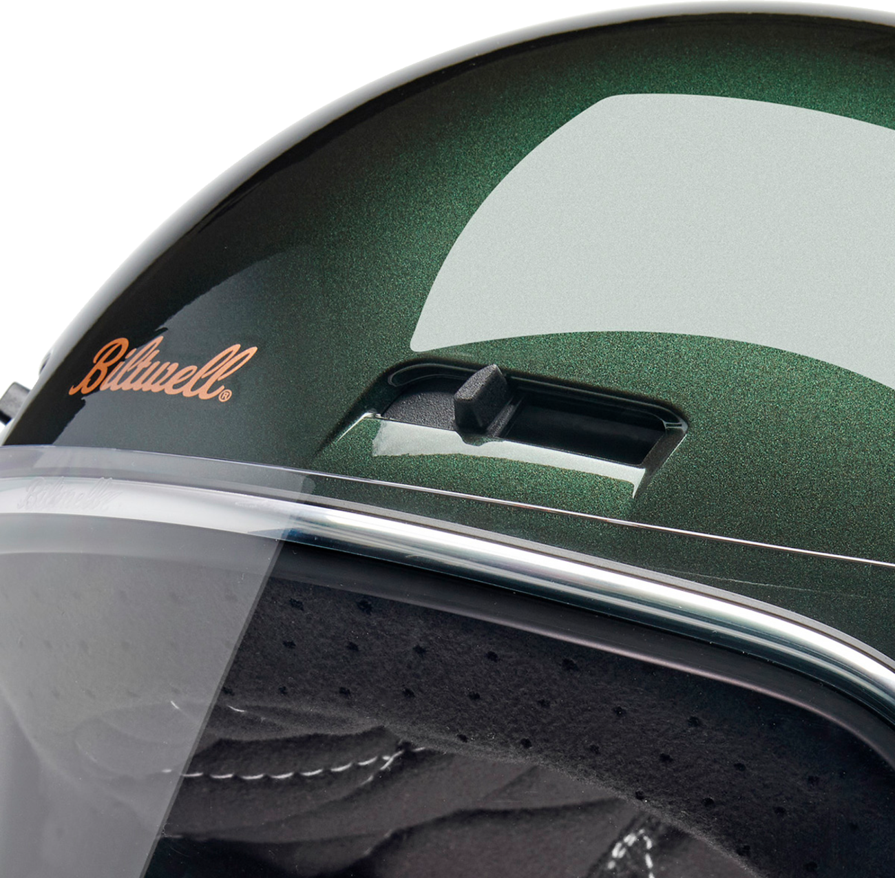 BILTWELL Gringo SV Helmet - Metallic Sierra Green
