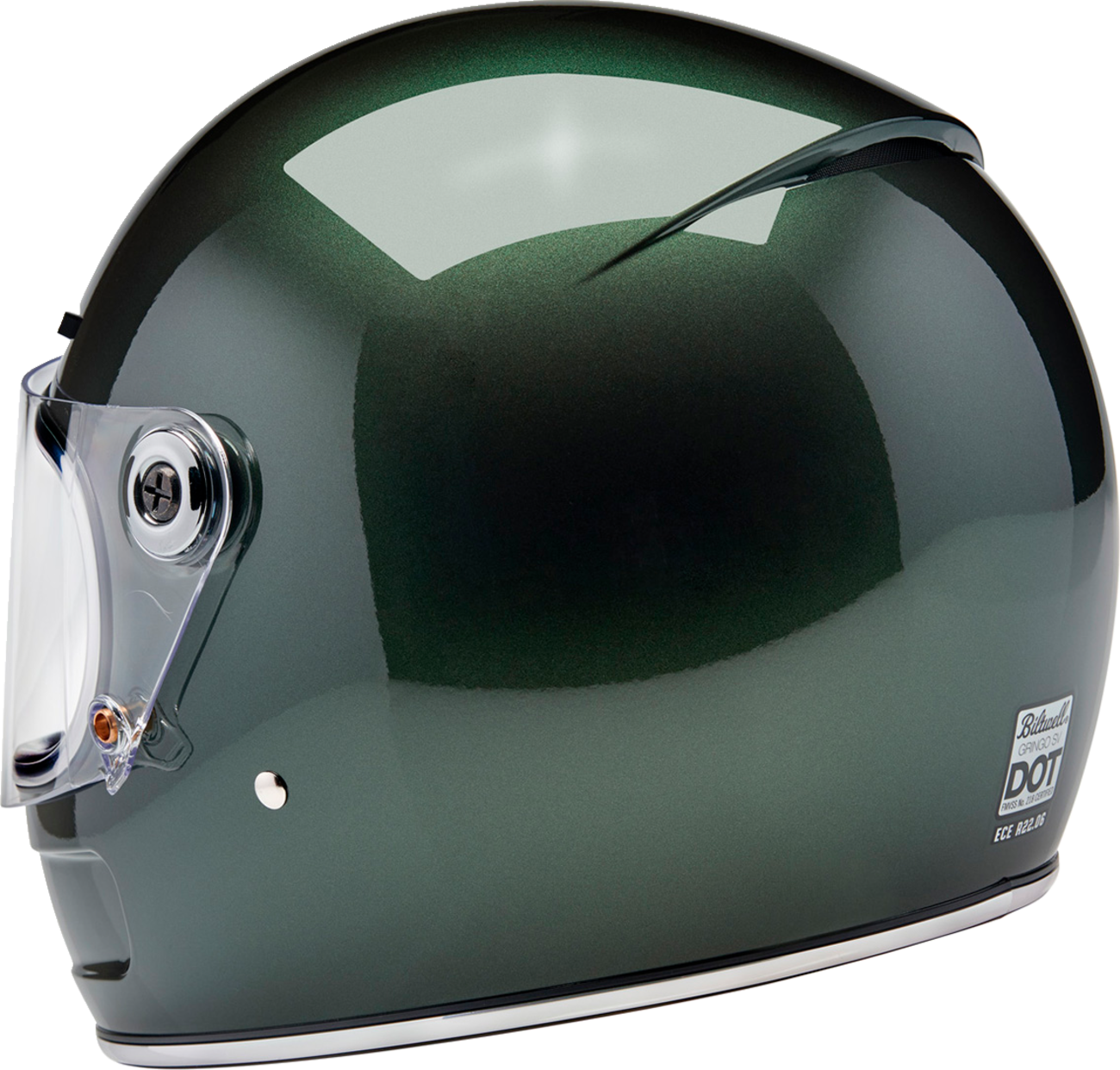 BILTWELL Gringo SV Helmet - Metallic Sierra Green