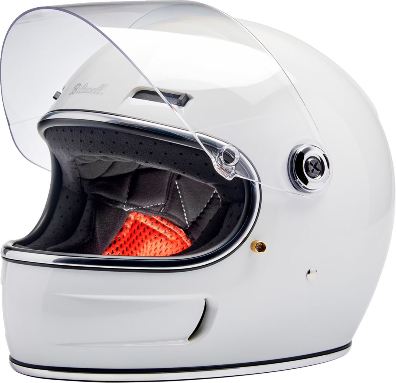 BILTWELL Gringo SV Helmet - Gloss White