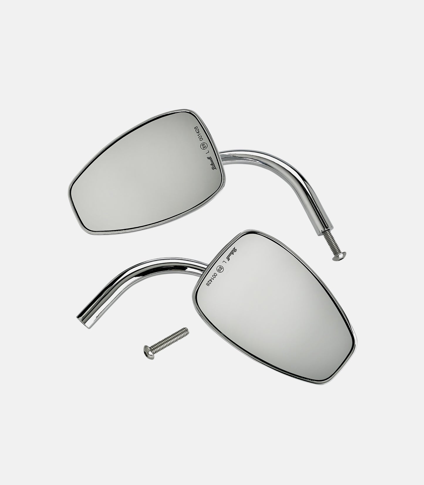 BILTWELL Mirror - Tear Drop - Chrome