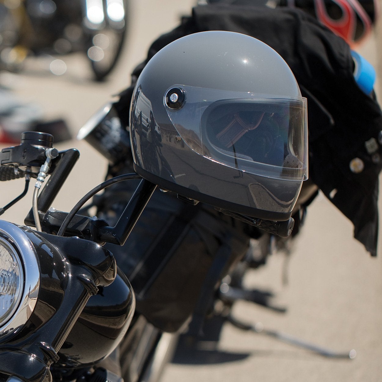 BILTWELL Gringo S ECE Helmet - Gloss Storm Gray
