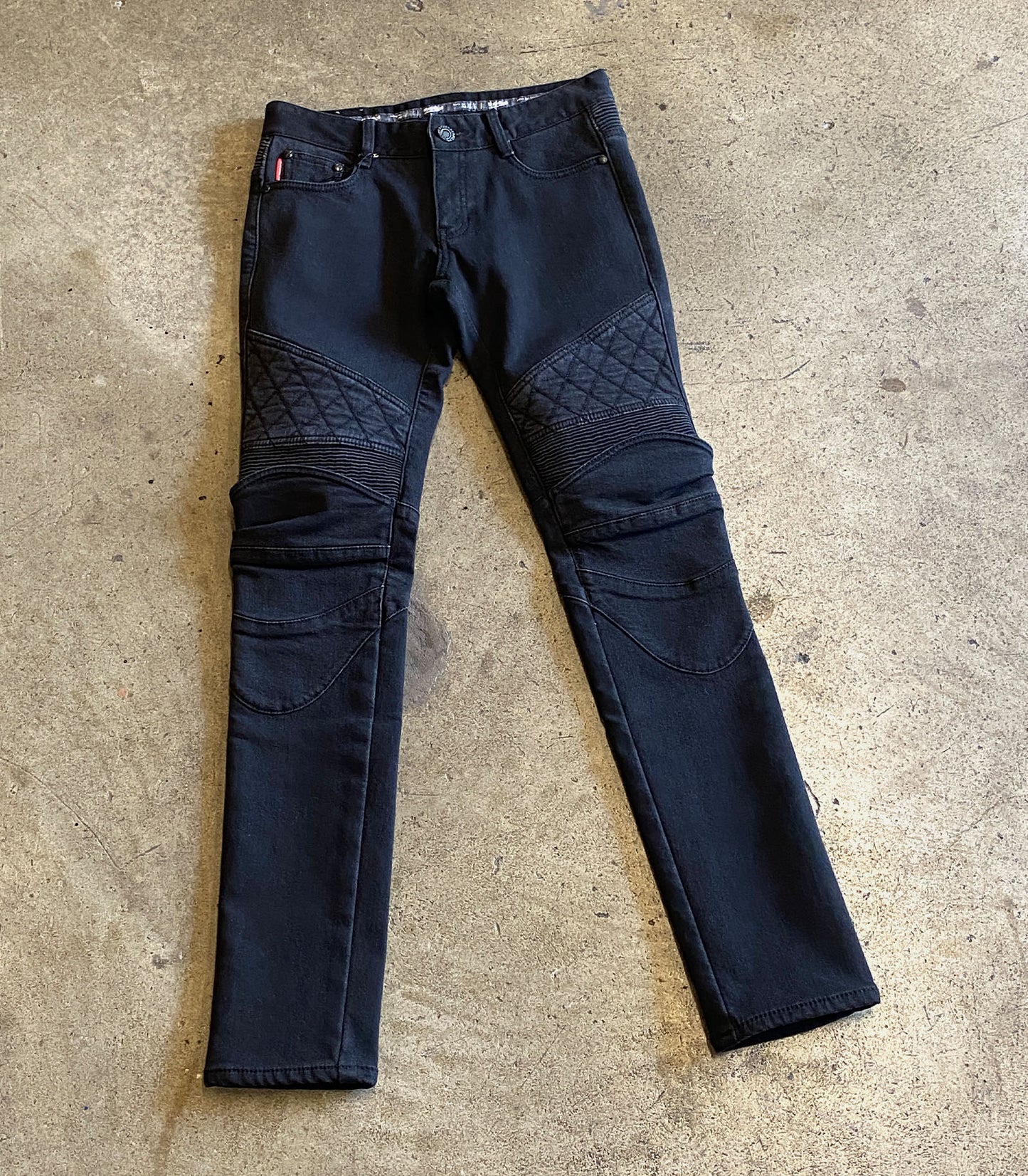 UGLY BROS Moto Pants Ton-Up Thermo Layered Girl - Black