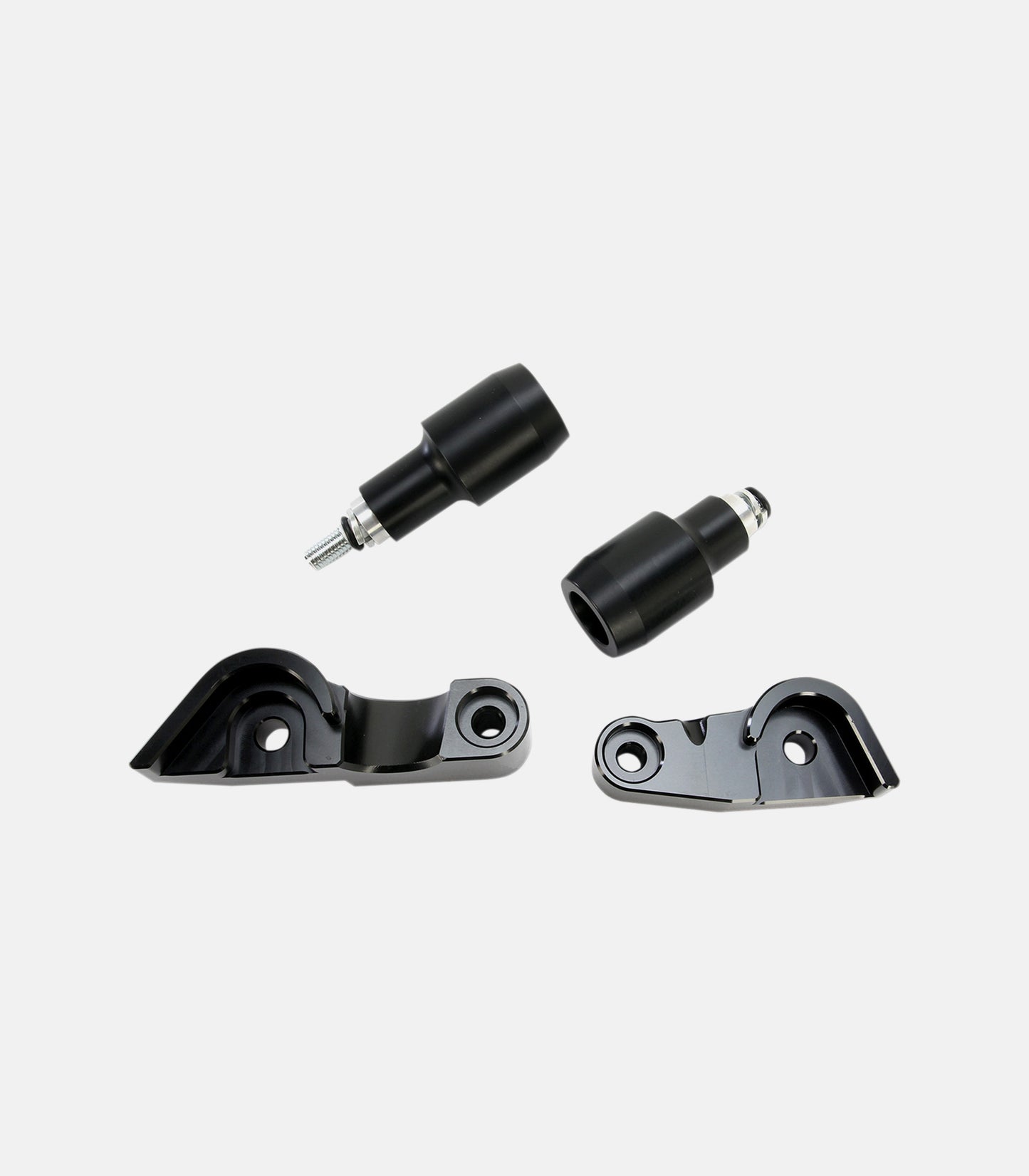 POWERSTANDS RACING Frame Sliders - Black - Honda