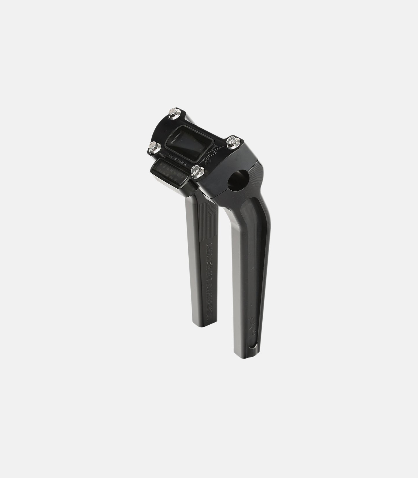 THRASHIN SUPPLY CO. Risers - Pull Back - 9-1/2" - Gauge Cutout - Black