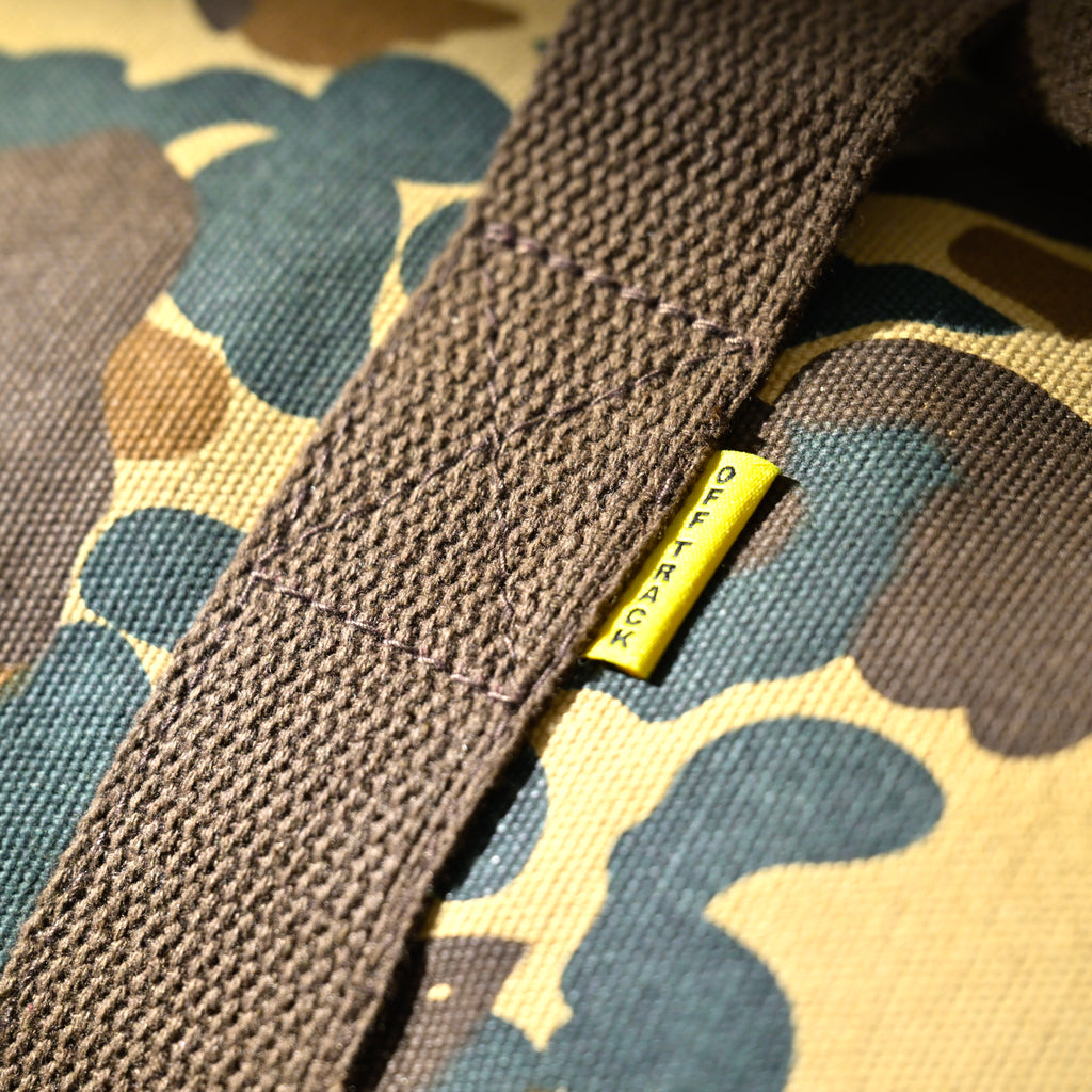 OFF TRACK 24" BEAR CAMO WEEKEND DUFFLE BAG