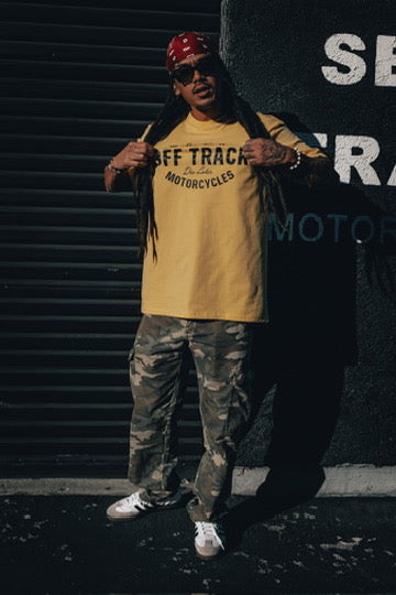 OFF TRACK The Legacy Tee - Sunset Yellow