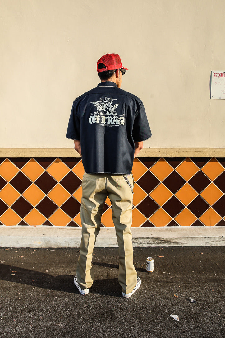 ANGEL BABY - Dickies Cropped Work Shirt - Unisex