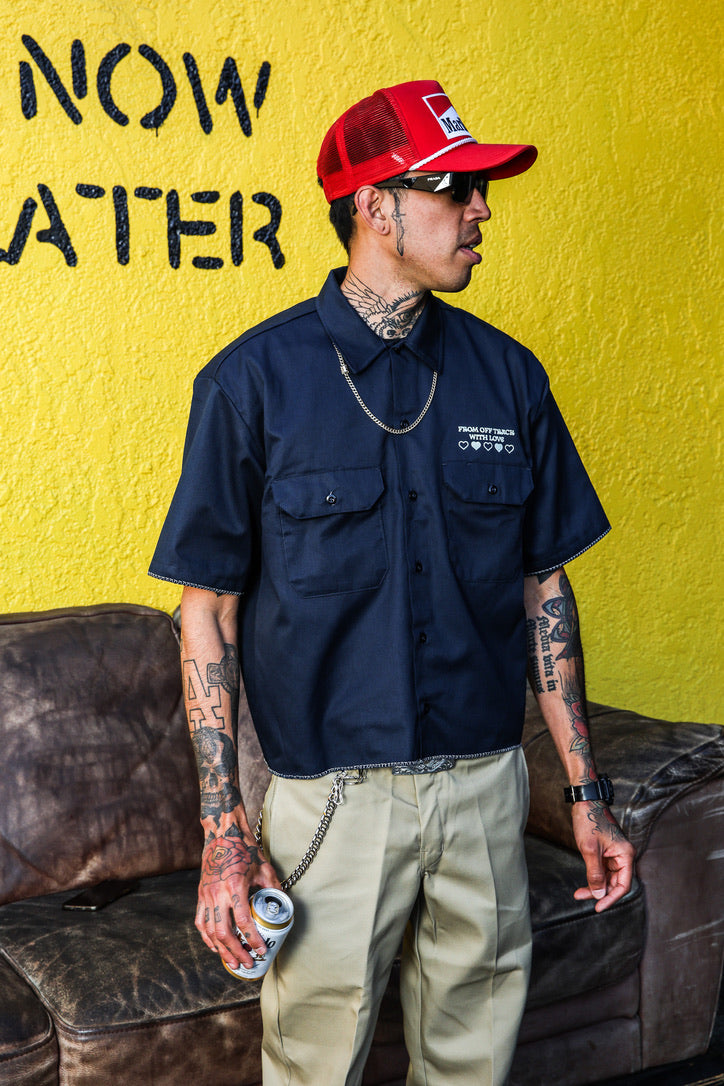 ANGEL BABY - Dickies Cropped Work Shirt - Unisex