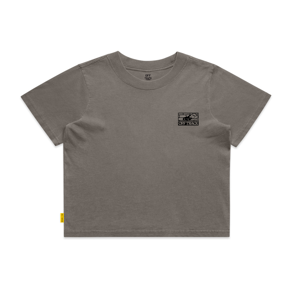 LOWKEY - Faded Crop - Womens