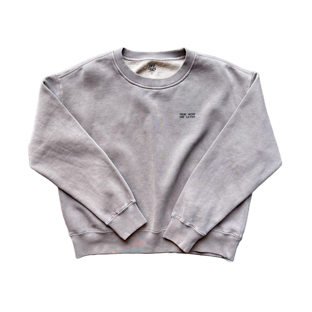 OFF TRACK WOMENS RNDL CREWNECK - Grey