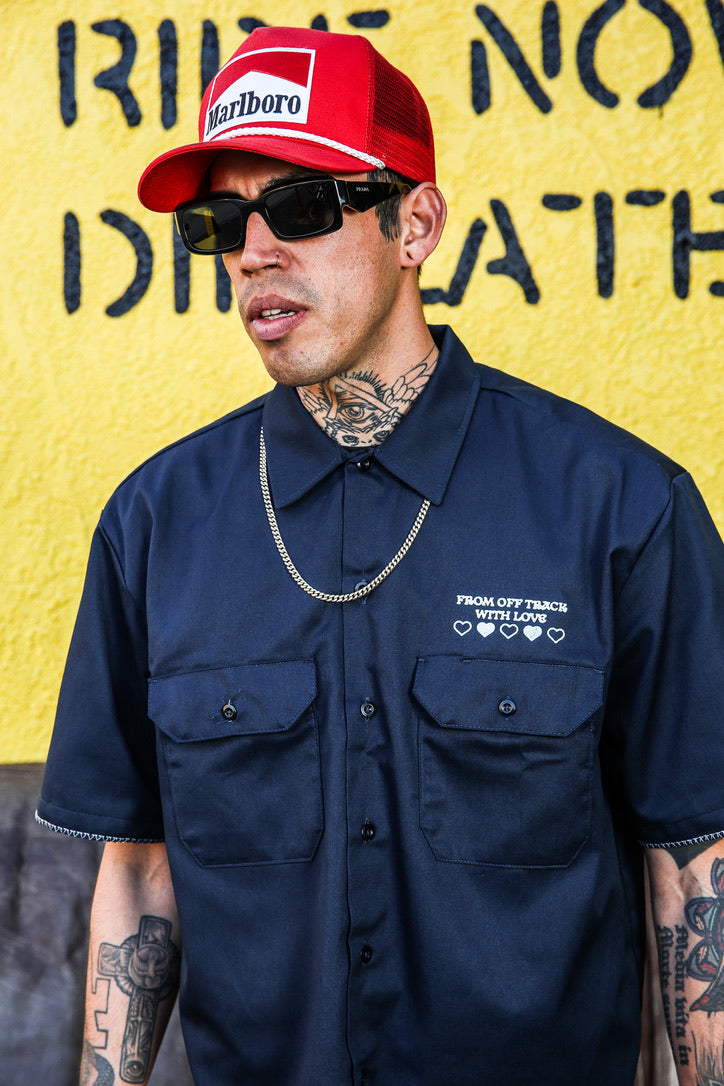 ANGEL BABY - Dickies Cropped Work Shirt - Unisex