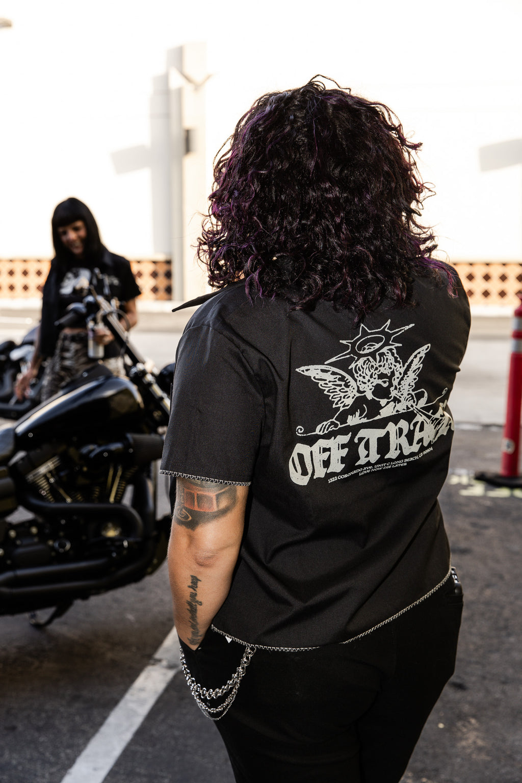 ANGEL BABY - Dickies Cropped Work Shirt - WOMEN'S Cut
