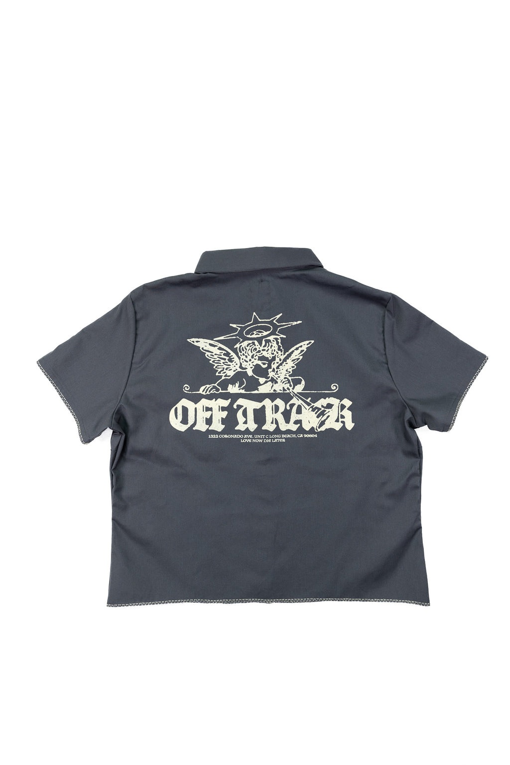 ANGEL BABY - Dickies Cropped Work Shirt - WOMEN'S Cut