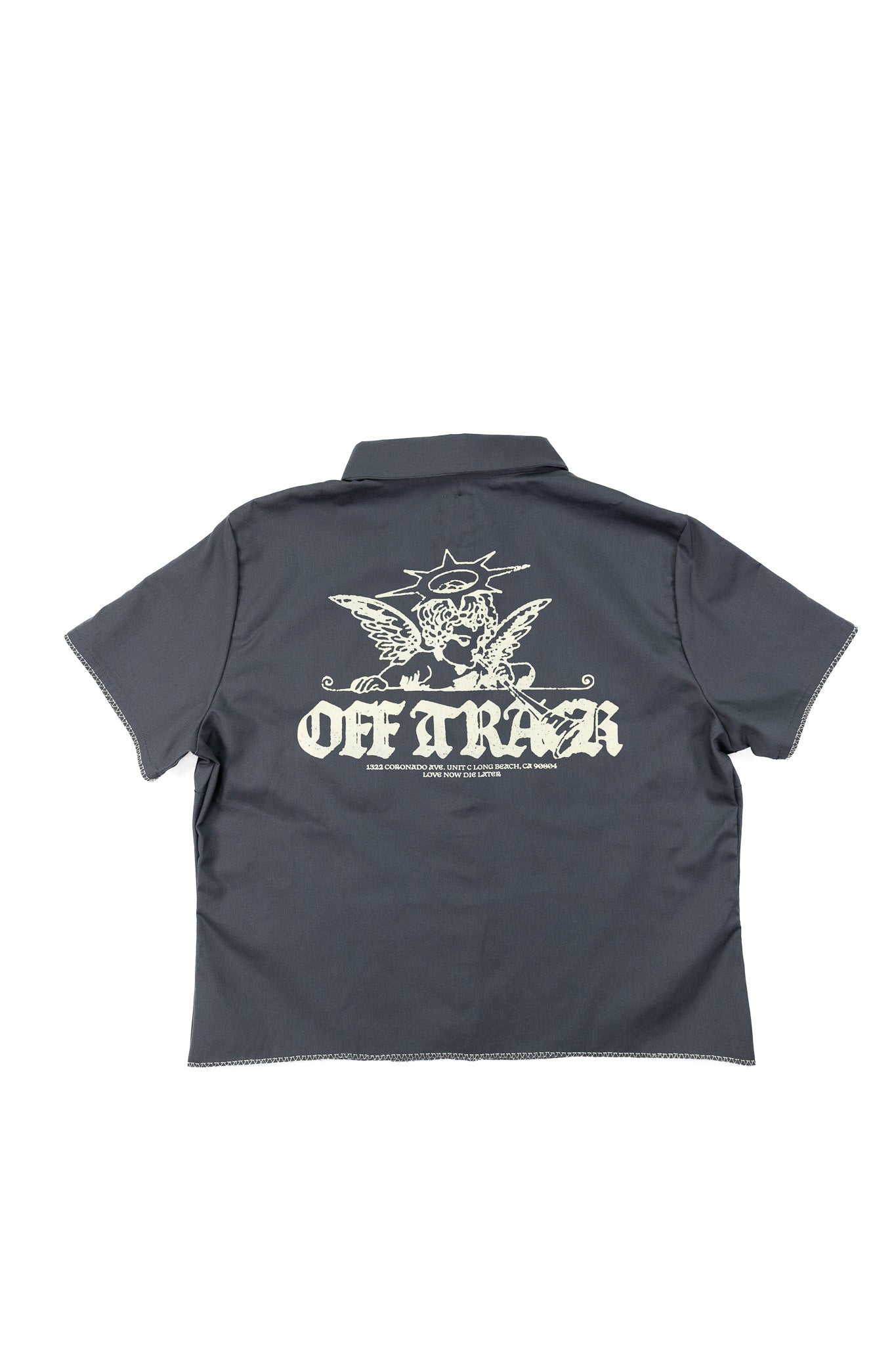 ANGEL BABY - Dickies Cropped Work Shirt - WOMEN'S Cut