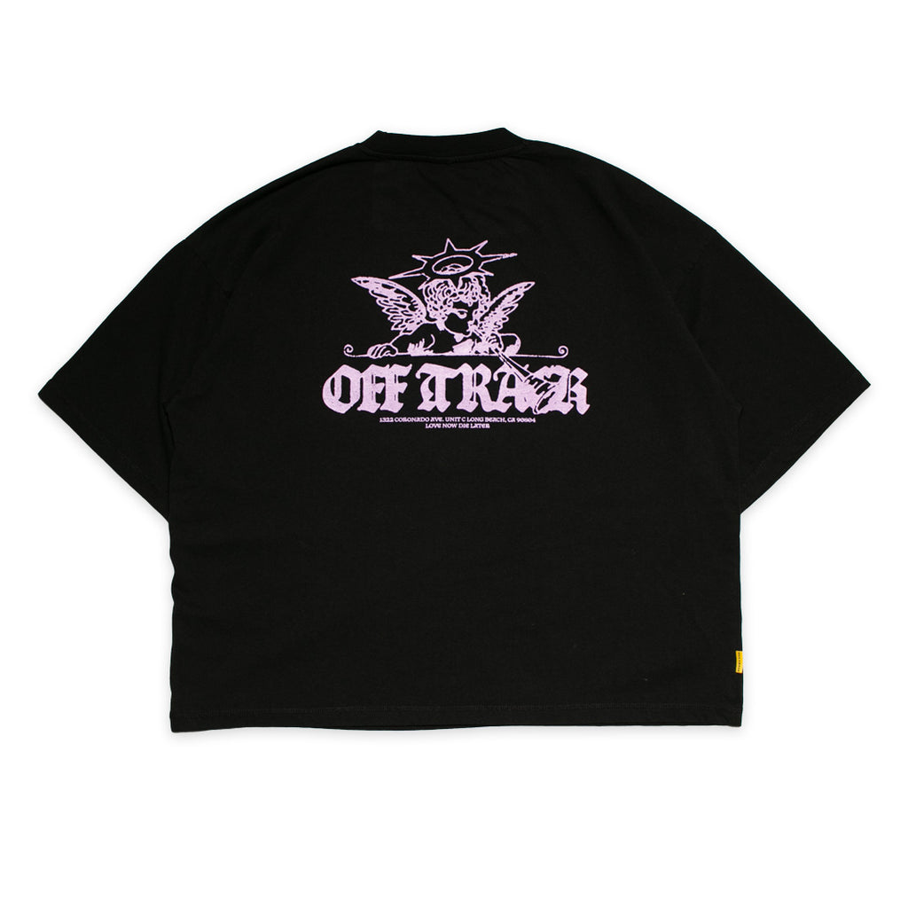 ANGEL BABY - Oversized Crop Tee - Unisex