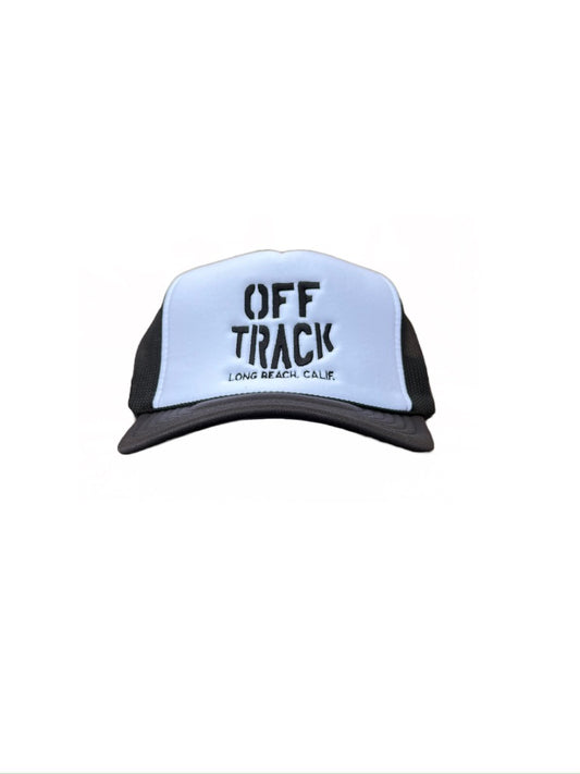 OFF TRACK STENCIL CLASSIC TRUCKER - Black/White